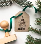 Świąteczna pieczątka drewniana - CHOINKA ŚWIĄTECZNA