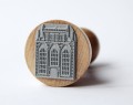 DWÓR ARTUSA - Drewniany stempel z Gdańska