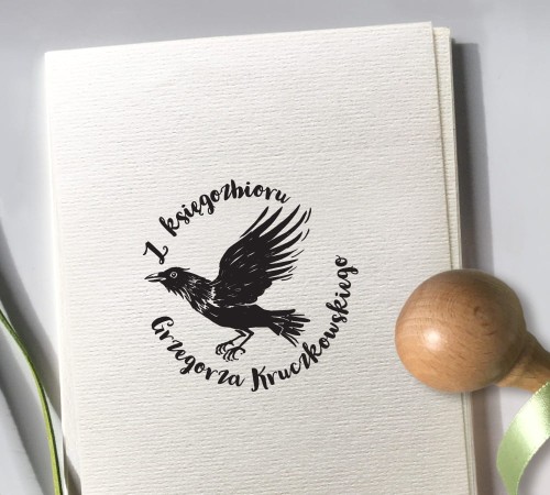 Personalizowany stempel ex libris - KRUK