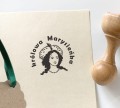 Królowa Marysieńka stempel drewniany dla dzieci