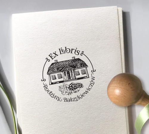 Ex libris personalizowany - DWOREK POLSKI