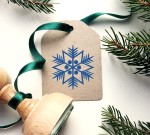 Świąteczna pieczątka - PŁATEK ŚNIEGU 