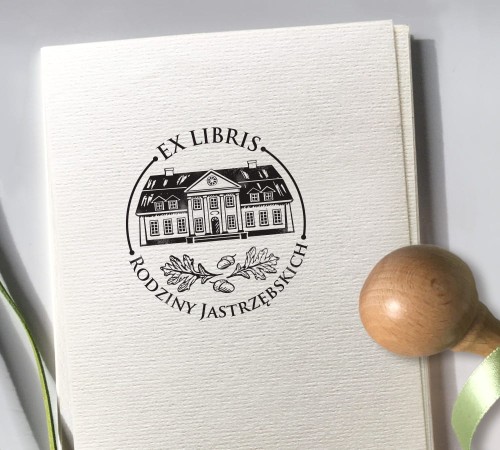 Ex Libris z motywem DWORKU POLSKIEGO - wzory do personalizacji.