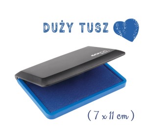 NIEBIESKA Duża poduszka do stempli XL