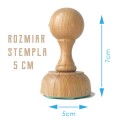 stempel tradycyjny drewniany