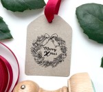 Pieczątka świąteczna - WIANEK ŚWIĄTECZNY