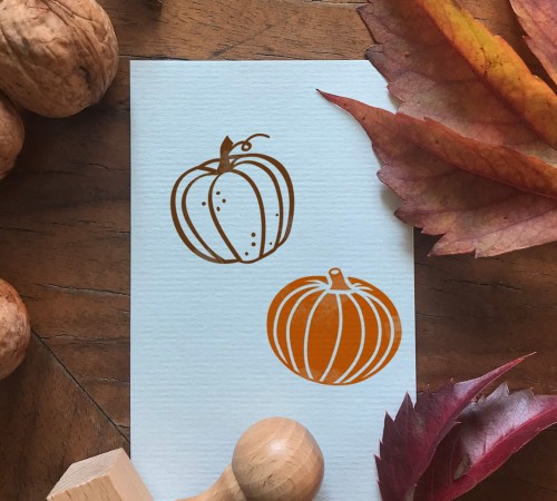 Zestaw stempli na Halloween dynie