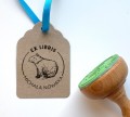 Stempel Ex-libris z kapibarą do książek