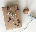 ozdobny papier pakowy DIY z ptakami