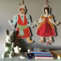 papierowy zestaw pajacyków DIY