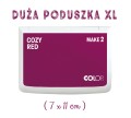 Poduszka z tuszem XL dla dzieci do stemplowania w kolorze purpurowym o wymiarach 7 x 11 cm