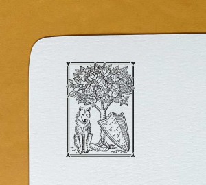 Duży stempel EX LIBRIS na zamówienie