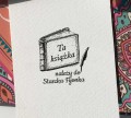 Personalizowany Ex libris do książek - TA KSIĄŻKA NALEŻY DO... - 4 cm średnicy