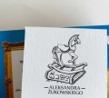 Konik na biegunach wzór na stempel ex libris do książek