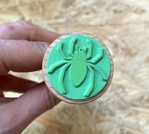 PAJĄK - pieczątka drewniana  