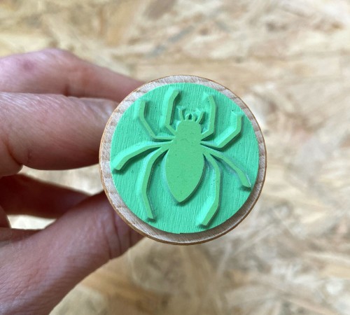 Pająk stempel do zabaw kreatywnych , na przyjęcia halloween