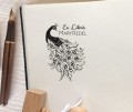 stempel z pawiem na zamówienie