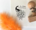 ex libris imienny z pawiem