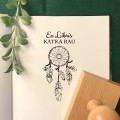 łapacz snów stempel ex libris do personalizacji na prezent