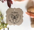 Pieczątka personalizowana ex libris z Motylem